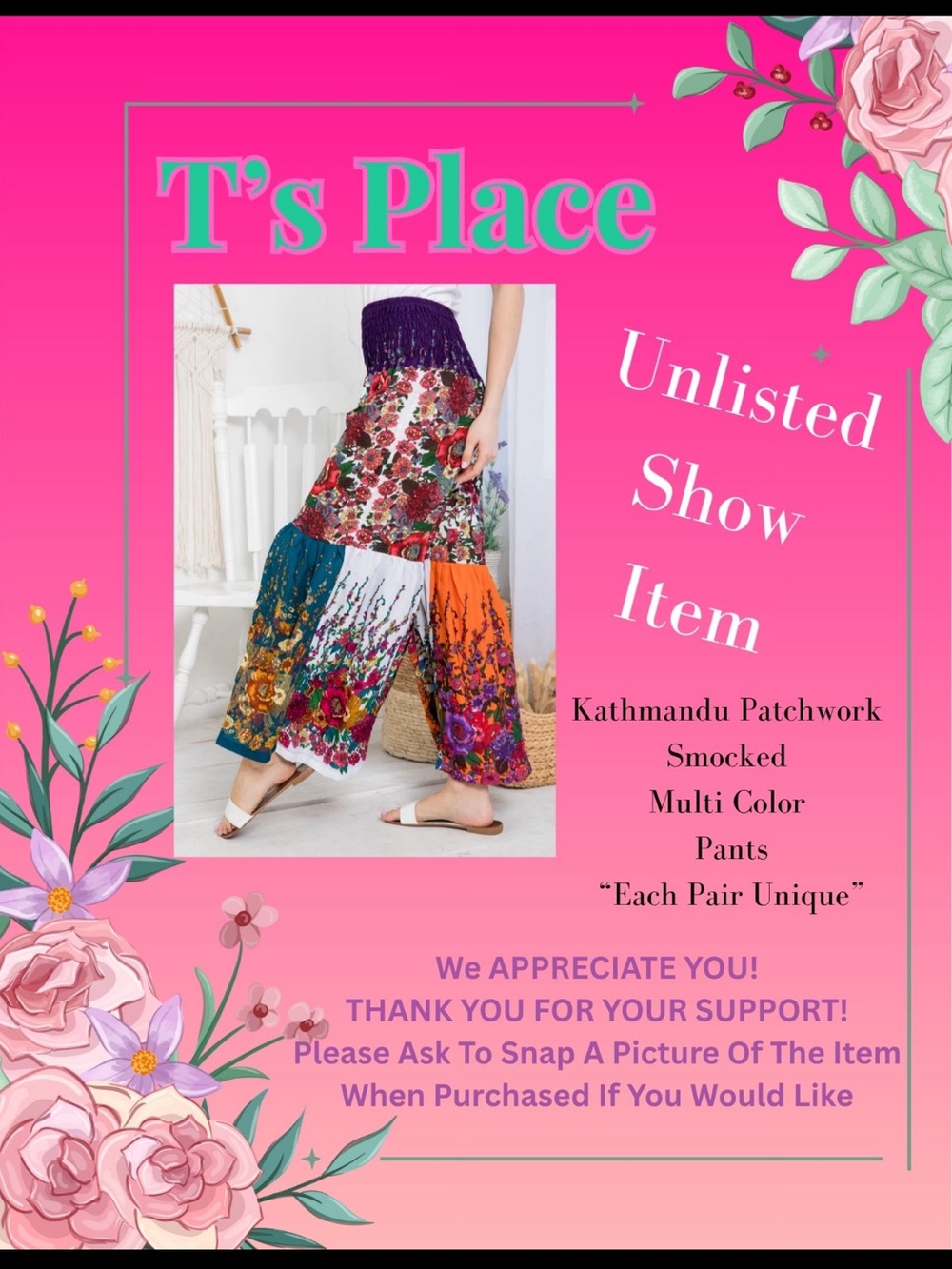 Kathmandu Unlisted Show Item